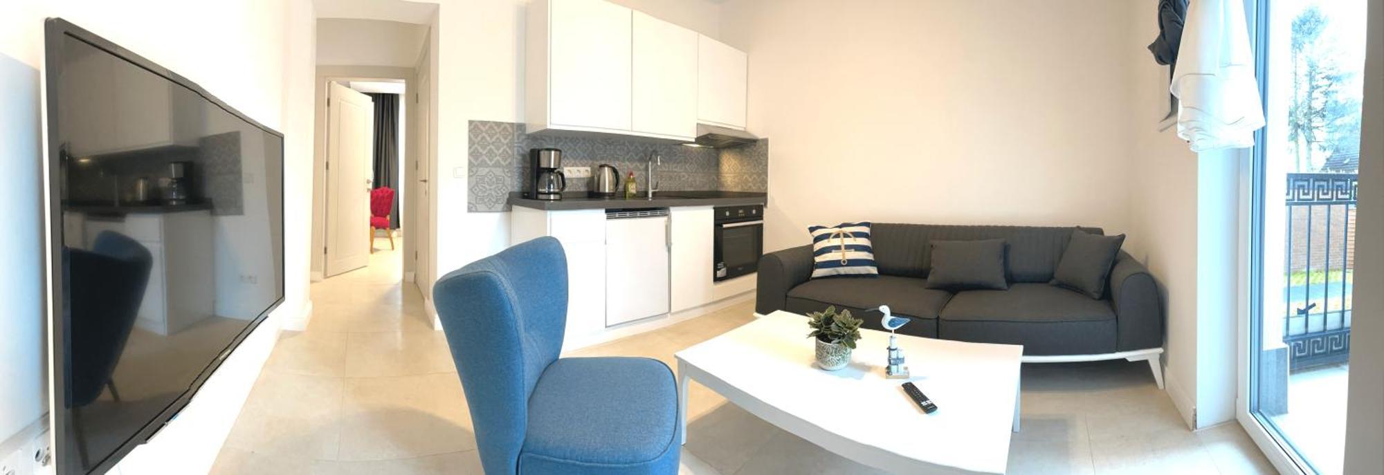 Gepflegtes Und Schoenes Ferienapartment Im Neubau Lübeck Pokoj fotografie