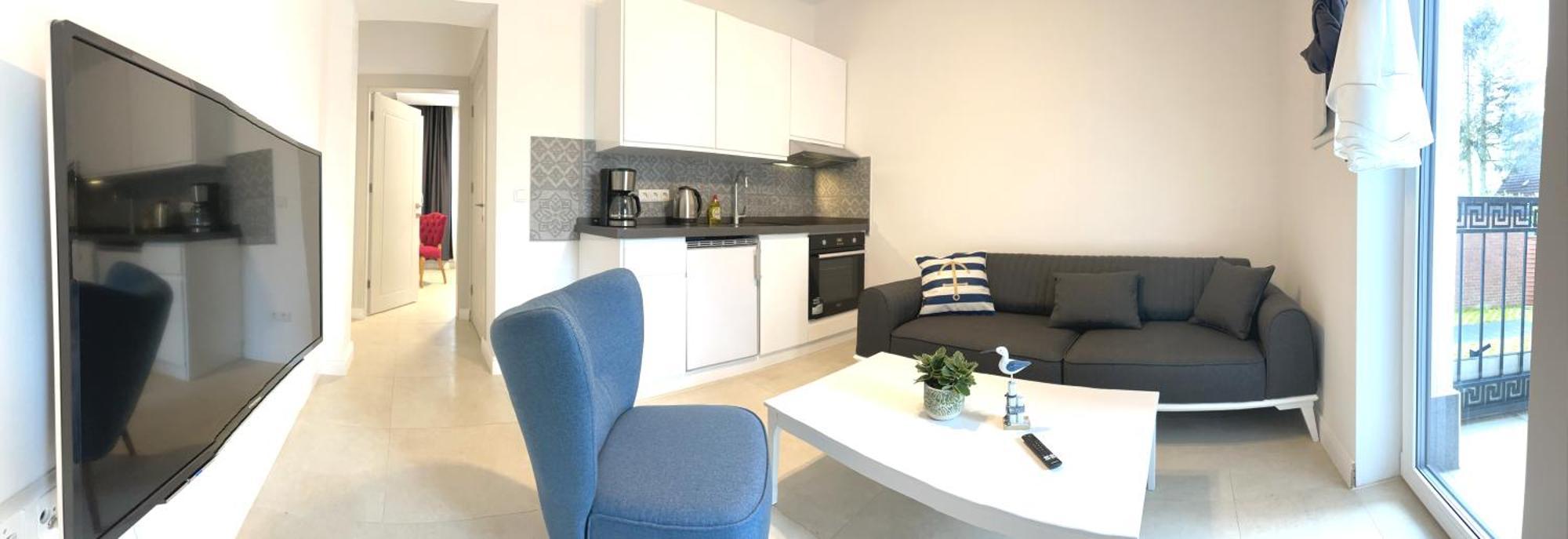Gepflegtes Und Schoenes Ferienapartment Im Neubau Lübeck Pokoj fotografie